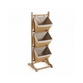 Cassettiera multiuso Versa Marrone 35 x 102 x 35 cm