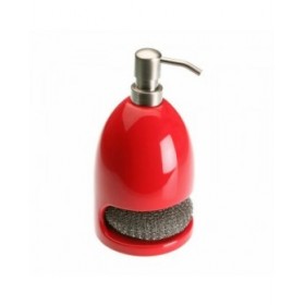Dispenser di Sapone Versa Ceramica 11 x 21 x 11 cm Spugna
