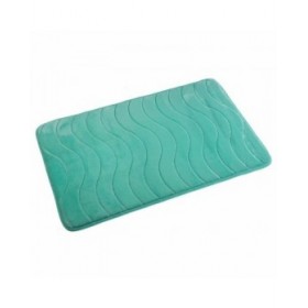 Tappeto da bagno Versa Brant Azzurro Cotone (45 x 75 cm)