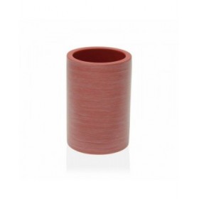 Portaspazzolini da Denti Versa TERRAIN Rosa Resina (8,2 x 9,3 x 8,2 cm)