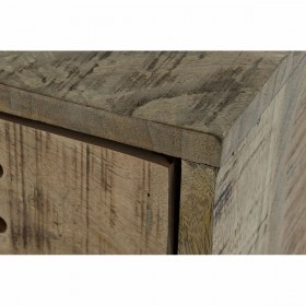Credenza DKD Home Decor Nero Metallo Legno di mango (140 x 40 x 93 cm)