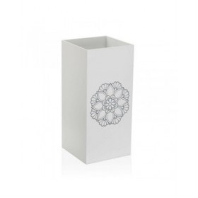 Portaombrelli Versa Mandala Bianco Legno MDF (22 x 48 x 22 cm)