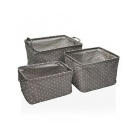 Set di Scatole per Sistemare Impilabili Versa Rec Stars 25 x 22 x 35 cm 35 x 25 x 22 cm 32 x 21 x 19 cm 28 x 17 x 15 cm