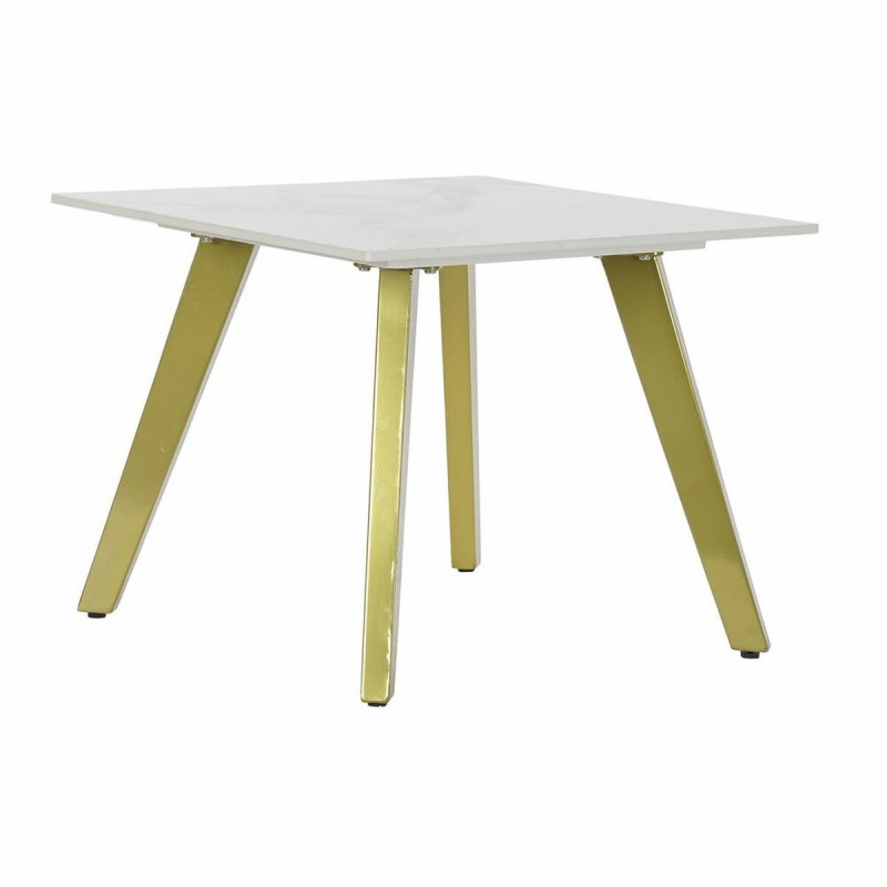 Console DKD Home Decor Bianco Dorato Metallo Ceramica 60 x 60 x 48 cm