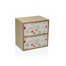Scatola-Portagioie Versa Cuori (12 x 16 x 16 cm)