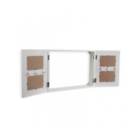 Armadietto portachiavi Versa Wte 8 x 33 x 46 cm Bianco