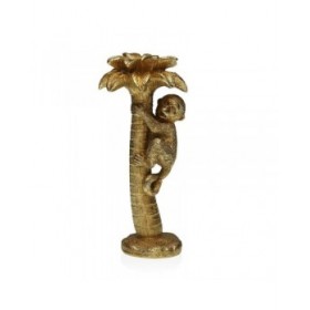 Statua Decorativa Versa Scimmia Resina 8 x 20 x 8 cm