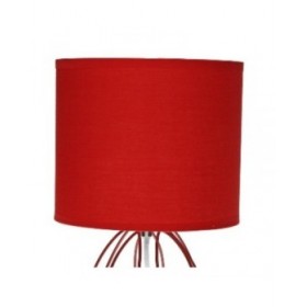 Lampada da tavolo Versa Mila Rosso 20 x 36 cm Metallo