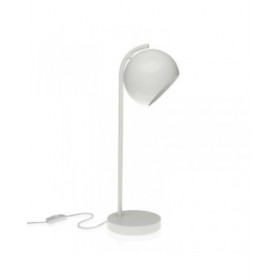 Lampada da tavolo Versa Dale Bianco 19,5 x 50 x 15 cm Metallo