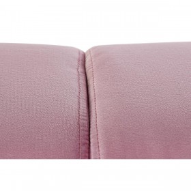 Divano DKD Home Decor Nero Rosa Metallo Poliestere Moderno (154 x 76 x 76 cm)