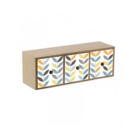 Scatola-Portagioie Versa Erin 11 x 11 x 33 cm Legno MDF