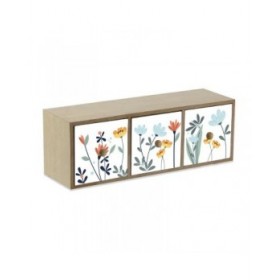 Scatola-Portagioie Versa Selene 11 x 11 x 33 cm Legno MDF