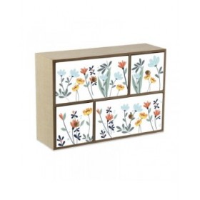 Scatola-Portagioie Versa Selene 11 x 32 x 32 cm Legno MDF