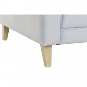 Divano DKD Home Decor Azzurro Blu cielo Legno Moderno Sixties 136 x 76 x 82 cm