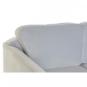 Divano DKD Home Decor Azzurro Blu cielo Legno Moderno Sixties 136 x 76 x 82 cm