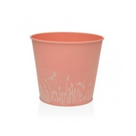 Vaso Versa Zink Arancio Metallo (16 cm)