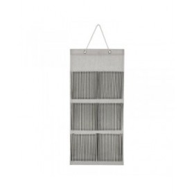 Contenitore per Sistemare Multiuso Versa Nero Da muro 56 x 26 cm
