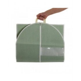 Custodia per Vestiti Versa Righe Verde 100 x 60 cm