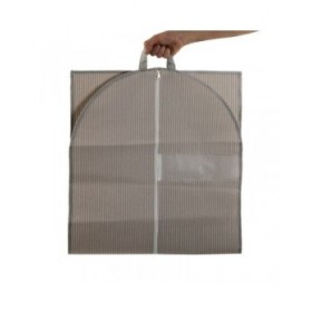 Custodia per Vestiti Versa Righe Beige 135 x 60 cm