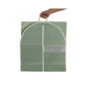 Custodia per Vestiti Versa Righe Verde 135 x 60 cm