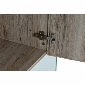 Credenza DKD Home Decor Naturale MDF Vetro Temperato (120 x 44 x 120 cm)