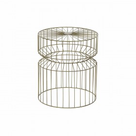 Console DKD Home Decor Dorato Metallo 40,5 x 40,5 x 46 cm