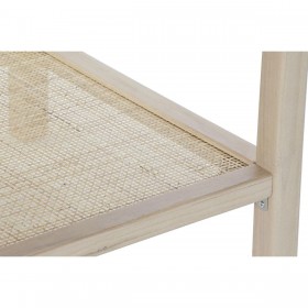 Tavolino da Caffè DKD Home Decor 90 x 50 x 46 cm Naturale Alluminio Legno MDF