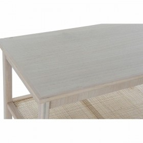 Tavolino da Caffè DKD Home Decor 90 x 50 x 46 cm Naturale Alluminio Legno MDF