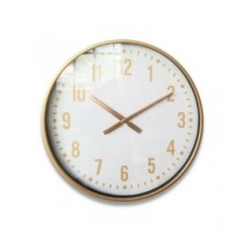 Orologio da Parete Versa Metallo Cristallo Legno MDF 4,5 x 60 x 60 cm