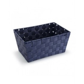 Cestino Multiuso Versa 20 x 15 x 30 cm Blu scuro Grande