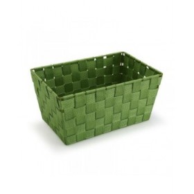 Cestino Multiuso Versa 20 x 15 x 30 cm Verde scuro Grande