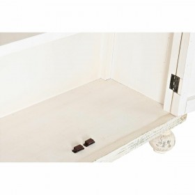 Credenza DKD Home Decor Bianco Dorato Abete Legno MDF 93,5 x 36,5 x 110 cm