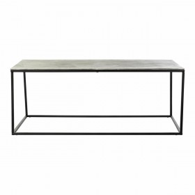 Tavolino da Caffè DKD Home Decor Metallo Alluminio (111,7 x 61 x 43 cm)