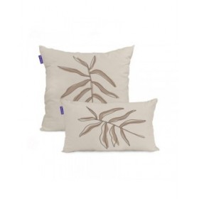 Fodera per cuscino HappyFriday Blanc Maple  Multicolore