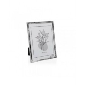 Portafoto Versa Argentato Metallo Minimalista 1 x 15,5 x 10,5 cm