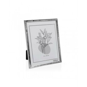 Portafoto Versa Argentato Metallo Minimalista 1 x 20,5 x 15,5 cm