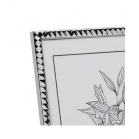 Portafoto Versa Argentato Metallo Minimalista 1 x 25,5 x 20,5 cm (2 Unità)