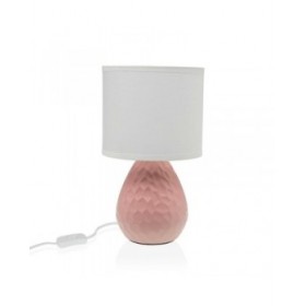 Lampada da tavolo Versa Rosa Bianco Ceramica 40 W 15,5 x 27,5 cm