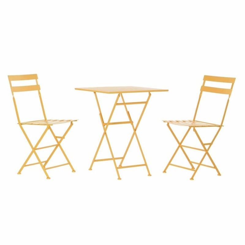 Tavolo con 2 sedie DKD Home Decor 87 cm 60 x 60 x 75 cm
