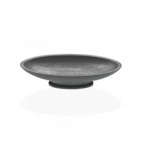 Statua Decorativa Versa Argentato 17 x 8 x 36,5 cm