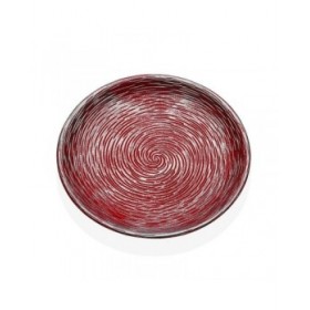 Statua Decorativa Versa Rosso 30 x 4 x 30 cm