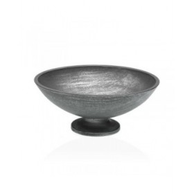 Statua Decorativa Versa Argentato 24,5 x 9 x 24,5 cm