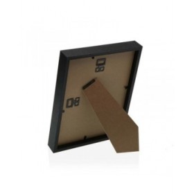 Cornice Portafoto Versa Nero Legno MDF 3 x 27 x 22 cm