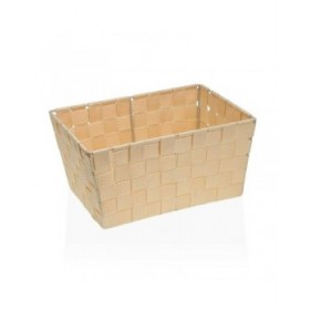 Cestino Multiuso Versa 20 x 15 x 30 cm Beige