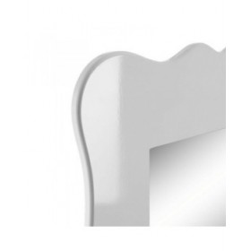 Specchio da parete Versa CAGLIARI Bianco Fusion 2 x 80 x 60 cm