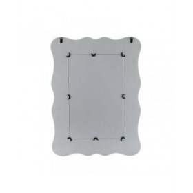 Specchio da parete Versa CAGLIARI Bianco Fusion 2 x 80 x 60 cm