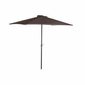 Ombrellone DKD Home Decor Marrone Nero Poliestere Acciaio (300 x 300 x 250 cm)