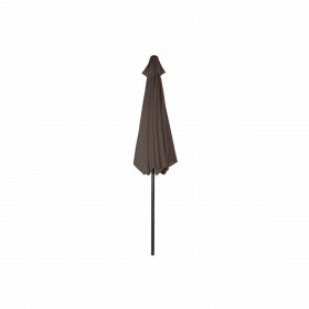 Ombrellone DKD Home Decor Marrone Nero Poliestere Acciaio (300 x 300 x 250 cm)