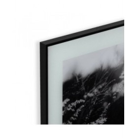 Quadro Versa Bianco Nero Cristallo 2 x 30 x 30 cm