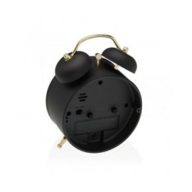 Orologio-Sveglia Versa Nero Metallo 5,4 x 13,5 x 9,7 cm